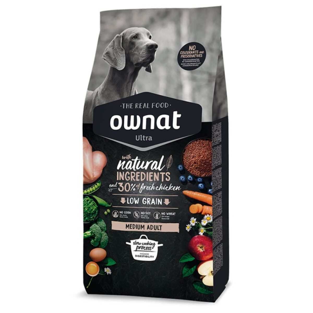 70u222-223-ownat-ultra-medium-adult-dog-light-kotopoulo-chicken Από 30% φρέσκο κρέας αρνιού. Ιδανική τροφή για σκύλους με τροφικές ευαισθησίες και δυσανεξία.