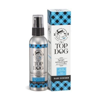 Top Dog - BABY POWDER ΑΡΩΜΑ 75ML Άρωμα παιδική πούδρα, καλλωπισμού για Κατοικίδια.