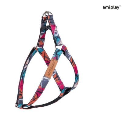 Amiplay σαμαράκι Adjustable-Abstraction. Μεγάλη γκάμα αξεσουάρ για σκύλους Amiplay. Αγοράστε από την άνεση του σπιτιού σας.