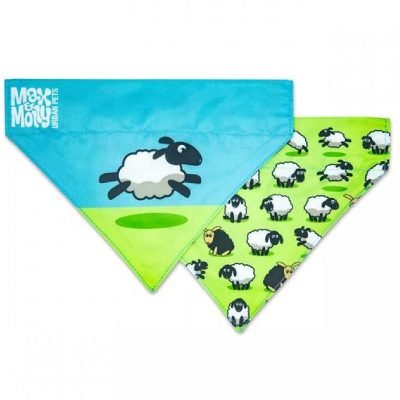 Μοντέρνα Bandana απο την Max & Molly  που μπορεί εύκολα να εφαρμοστεί.Διατίθεται με ταιριαστό κολάρο, οδηγό & επιστήθιο - Black Sheep. Διπλής όψης με δύο διαφορετικά σχέδια στην κάθε πλευρά.Μαλακό, εξαιρετικά δροσερό, έτσι ώστε το σκυλί σας να ξεχωρίζει.