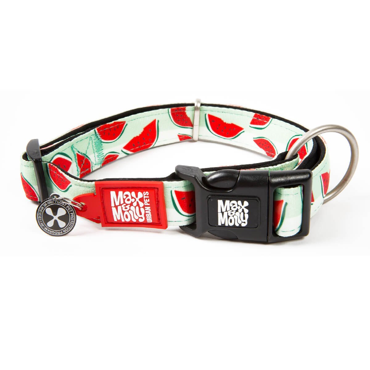 max-molly-eksipno-perilaimio-skulou-kolaro-collar (1) Έξυπνο Περιλάιμιο σκύλου απο την Max Molly σε σχέδιο Watermelon