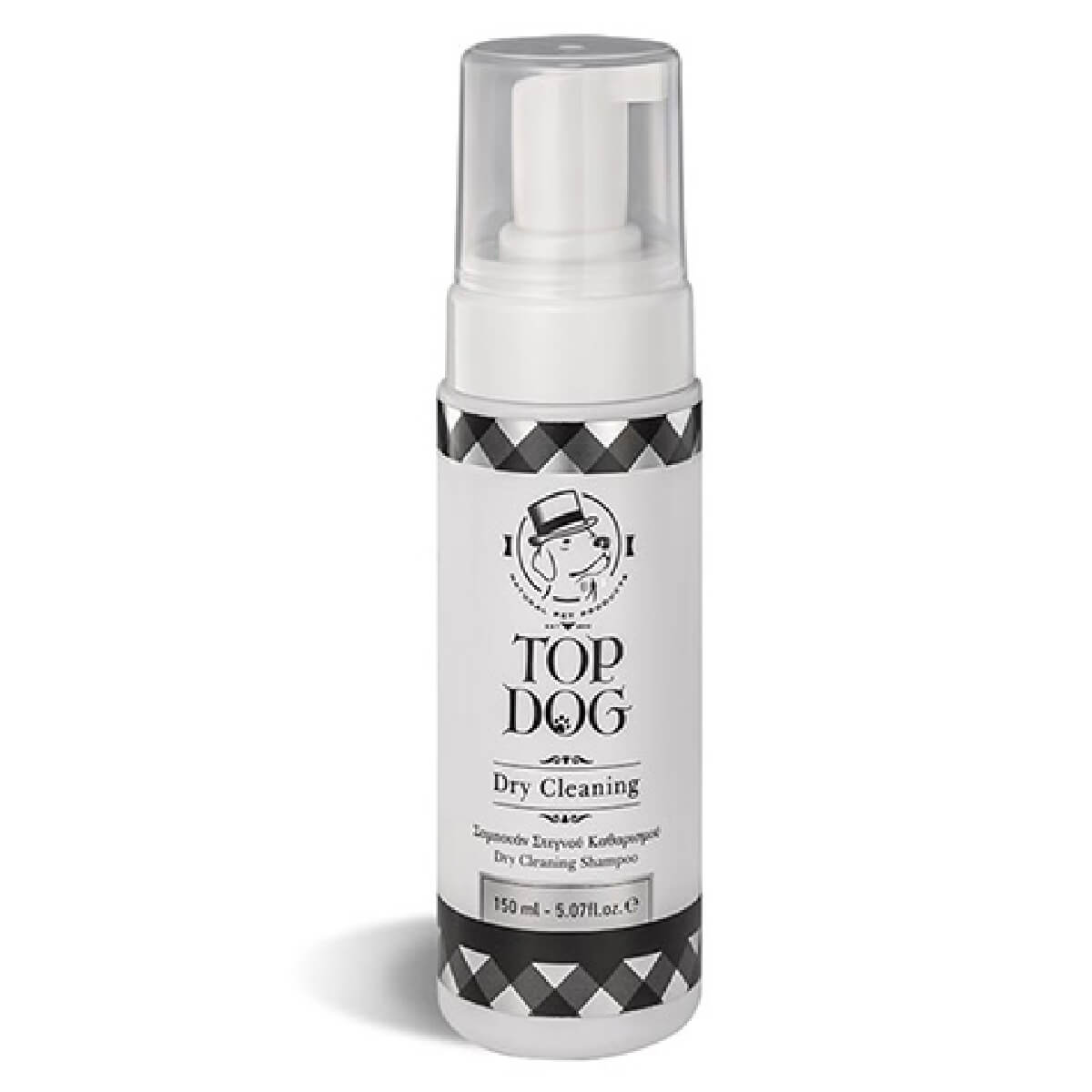 top-dog-dry-cleaning Το Dry Cleaning είναι ένα πολύ ήπιο σαμπουάν αφρού για τον άμεσο, γρήγορο και αποτελεσματικό καθαρισμό λεκέδων που εμφανίζονται τοπικά μετά τον καθημερινό περίπατο του κατοικίδιου όπως τα πέλματα και οι πρωκτικοί αδένες.
