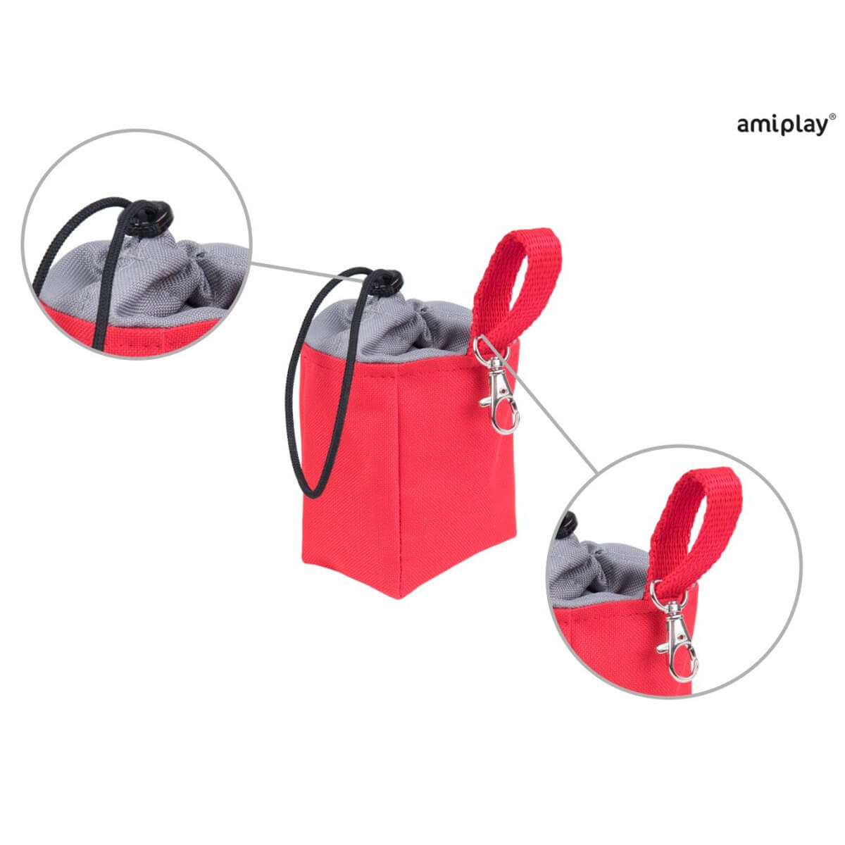 amiplay-treats-dispenser-samba-8-xromata-tsantaki-gia-lixoudies-ekpedefsis-red Amiplay τσαντάκι για λιχουδιές εκπαίδευση Samba, διαθέσιμο σε 8 χρώματα. Μεγάλη γκάμα αξεσουάρ για σκύλους Amiplay. Αγοράστε από την άνεση του σπιτιού σας.Χρώμα Κόκκινο.