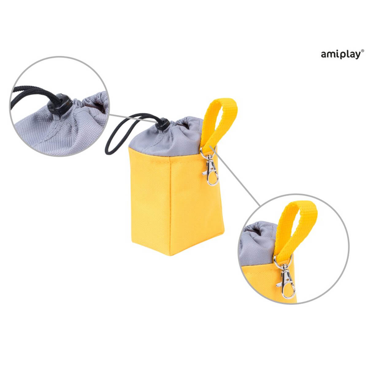 amiplay-treats-dispenser-samba-8-xromata-tsantaki-gia-lixoudies-ekpedefsis-yellow-kitrino Amiplay τσαντάκι για λιχουδιές εκπαίδευση Samba, διαθέσιμο σε 8 χρώματα. Μεγάλη γκάμα αξεσουάρ για σκύλους Amiplay. Αγοράστε από την άνεση του σπιτιού σας.Χρώμα Κιτρινο.