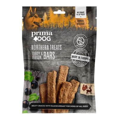 Northern Treat Μπάρες με υψηλή περιεκτικότητα σε κρέας Grain Free. Καταλληλο για ενήλικους σκύλους όλων των φυλών και μεγεθών. Ελαφι &Γαλοπουλα