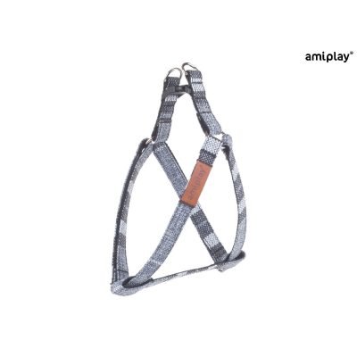 Amiplay σαμαράκι Adjustable-London Gray. Μεγάλη γκάμα αξεσουάρ για σκύλους Amiplay. Αγοράστε από την άνεση του σπιτιού σας στην Dog Art