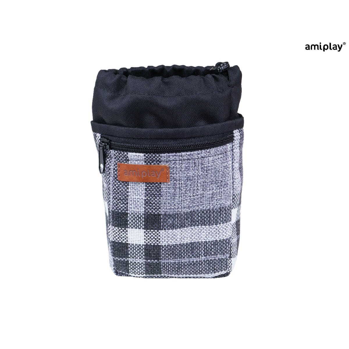 amiplay-london-treats-dispenser-gray Amiplay treat Bags London Μεγάλη γκάμα αξεσουάρ για σκύλους Amiplay. Αγοράστε από την άνεση του σπιτιού σας απο την Dog Art. Gray