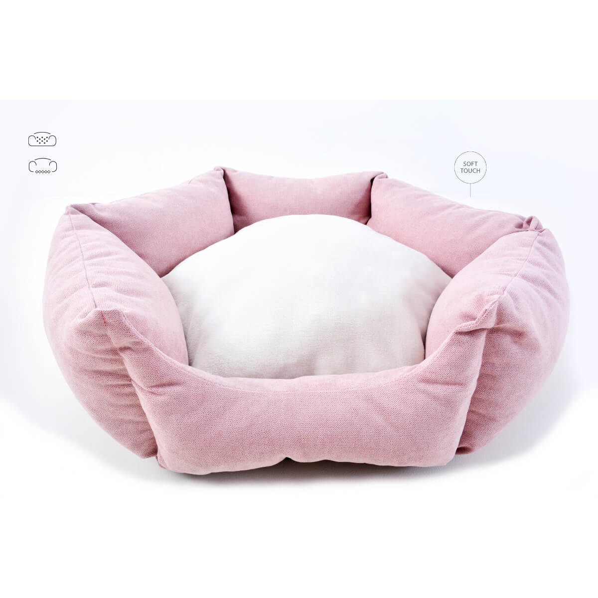 dog-art-hexagon-soft-bed-pink-cream