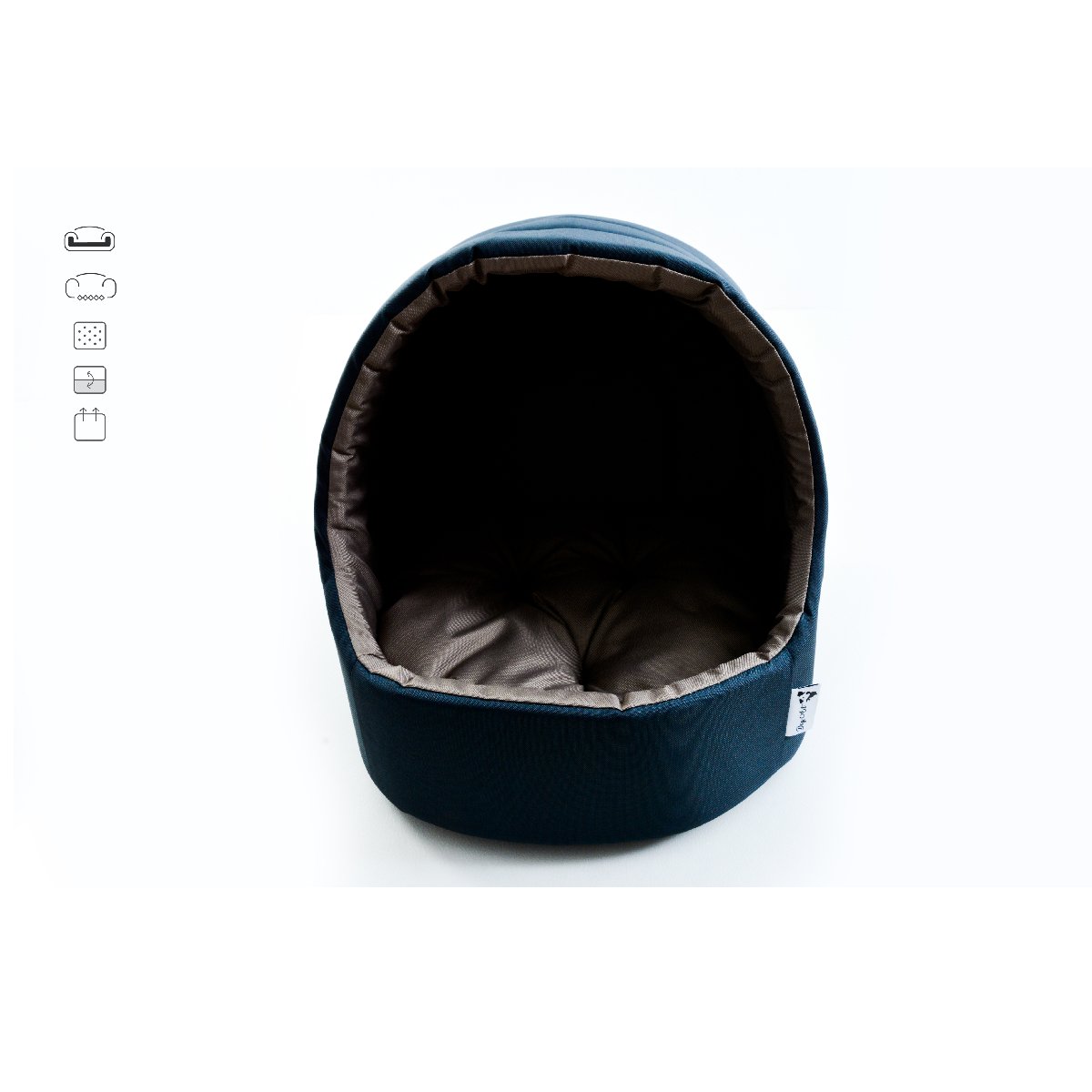 dog-art-hooded-dark-gray-braun