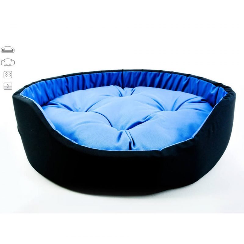 dog-art-oval-bed-blue-darkgray
