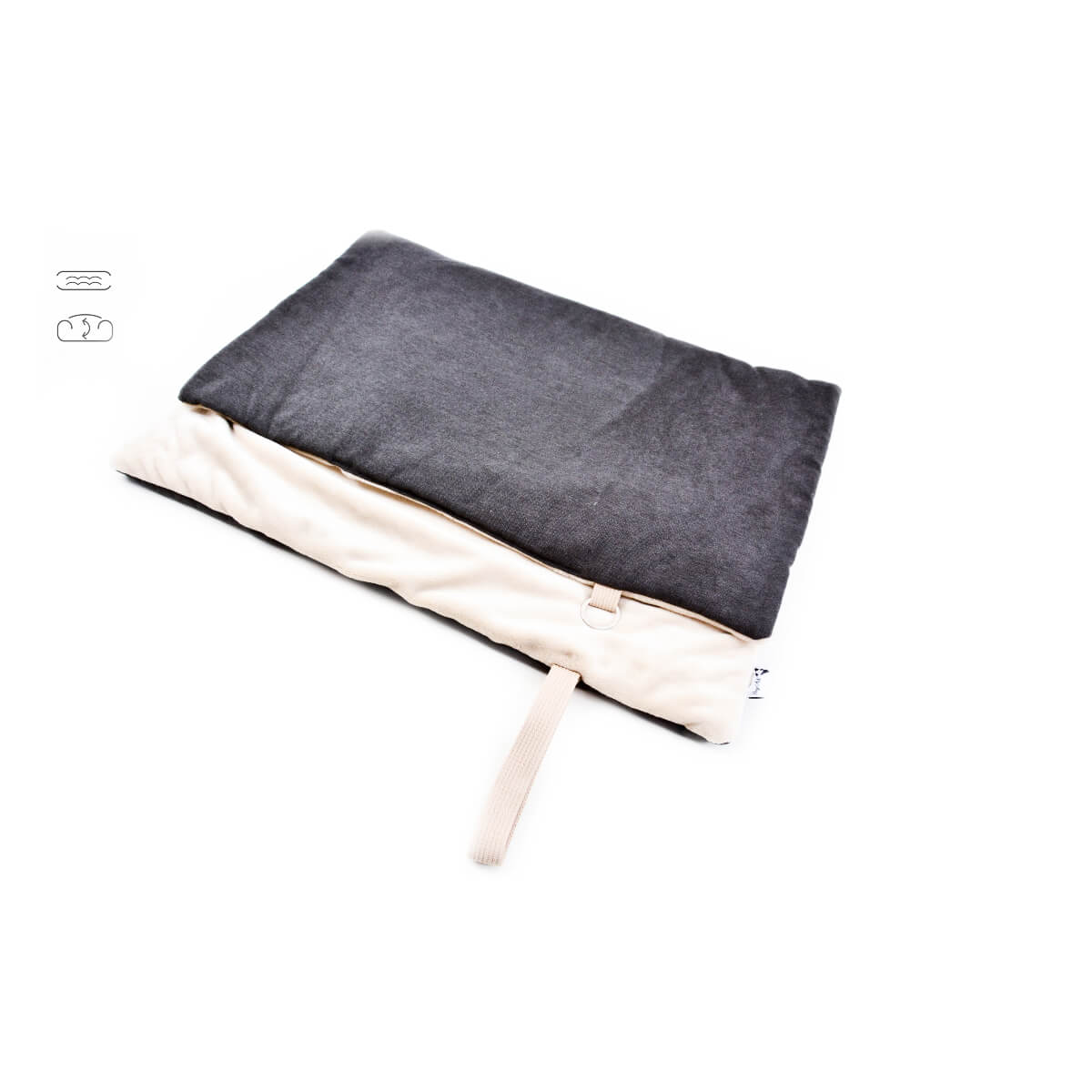 dog-art-soft-travel-mat-dark-gray-cream