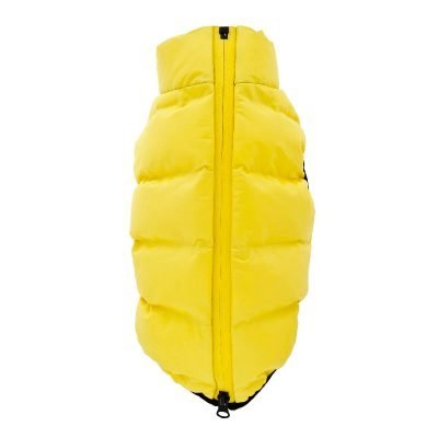 Αντιανεμικό μπουφάν Down Jacket Nuvola Yellow.Συνοδευεται συμπαγή θήκη για ασφαλή αποθήκευση.