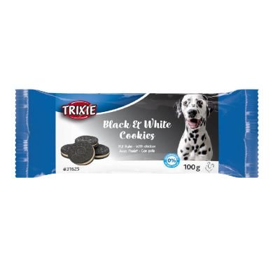 Λιχουδιά Trixie Μπισκότα "Oreo" άσπρα και μαύρα γεμιστά με κοτόπουλο.