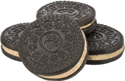 Λιχουδιά Trixie Μπισκότα "Oreo" άσπρα και μαύρα γεμιστά με κοτόπουλο.
