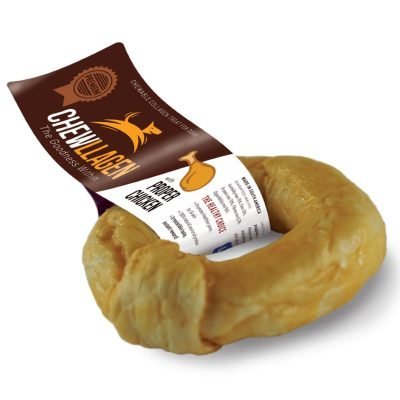 Νόστιμη μασώμενη λιχουδια Proper Beef  απο την Chewllagen με βάση 100% κολλαγόνο.Donuts Κοτόπουλο Κρέας,Μέγεθος διαμετρος 9cmKάθε συσκευασία 1τμχ