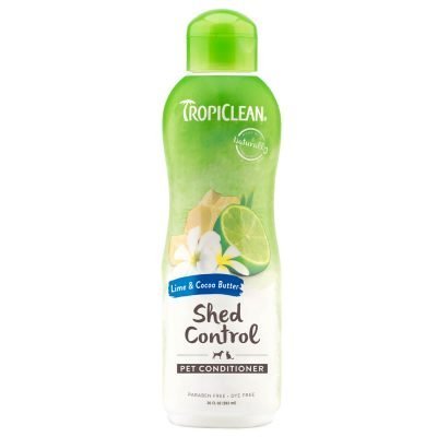 Η Μαλακτική Lime & Coconut Shed Control  TropiClean, με  λάιμ και καρύδα, περίεχει Ωμέγα 3 και Ωμέγα 6,απολεπίζει και ενυδατώνει το δέρμα του κατοικίδιου ζώου σας, τρέφει το δέρμα, μειώνει την τριχόπτωση και τους κόμπους διευκολύνοντας στο ξεμπέρδεμα ενώ ταυτόχρονα χαρίζει βαθύ καθαρισμό.