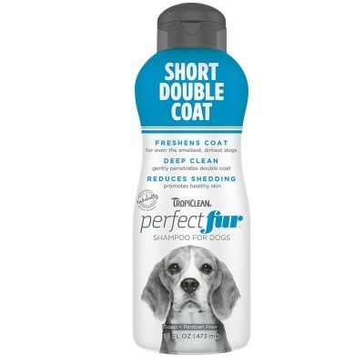 Σαμπουάν Σκύλου Tropiclean Perfect Fur Short Double Coat για Κοντό Τρίχωμα 473ml.