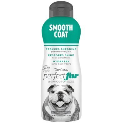 Σαμπουάν απο την εταιρεία Tropiclean /Smooth Coat Shampoo 473ml Είναι ειδικά σχεδιασμένο για σκύλους με λείο τρίχωμα και πτυχές στο δέρμα.