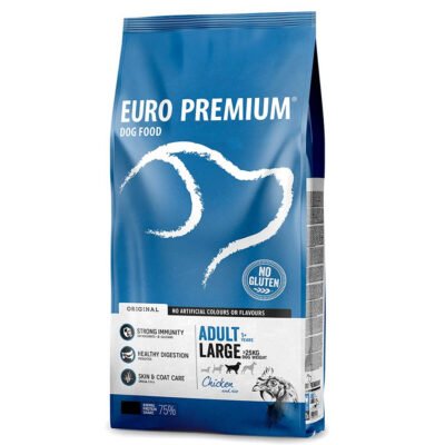Ξηρά Τροφή από την εταιρεία Europremium και την σειρά Original με Κοτόπουλο & Ρύζι,χωρίς γλουτένη.Για ενήλικες σκύλους για μεγάλου μεγέθους/ Large Breed 