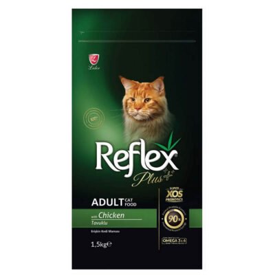 Πλήρης τροφή από την εταιρεία Reflex Plus, για την ενήλικη γάτα με κοτόπουλο και ρύζι.Με μοναδική συνταγή, με φυσικά συστατικά για την υγεία της γάτας σας με βάση την ηλικία της.